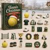2026 Advent Calendar Blind Box Set Acrylic Ornament Gingerbread Snowman Holiday Countdown Toy Adults