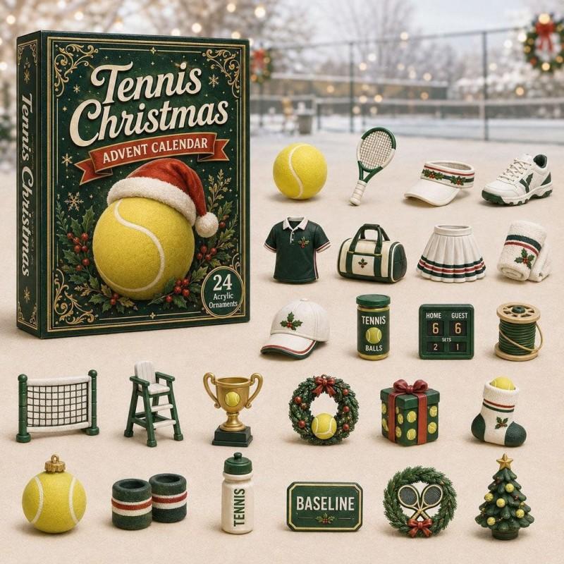 2026 Advent Calendar Blind Box Set Acrylic Ornament Gingerbread Snowman Holiday Countdown Toy Adults
