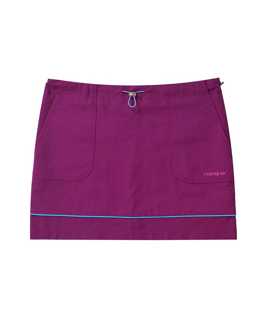Minimal Fair Nylon Skirt Purple