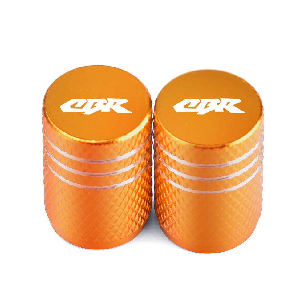 VZH5 CBR Motorcycle Tire Valve Air Port Stem Cover Cap Plug CNC Aluminum Accessories For Honda CBR125 250 250R CBR600 F2 F3 F4 F4i