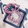 Beaded bracelet new bracelet girlfriend jewelry light luxury niche design sense chubby fu rose bead bracelet