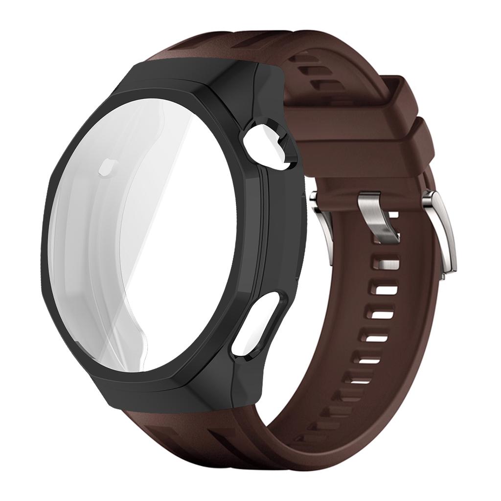 Чехол из ТПУ + Силиконовый ремешок для Huawei Watch GT6 Pro 46 мм Всесторонний защитный чехол-оболочка для экрана Спортивный ремешок Браслет