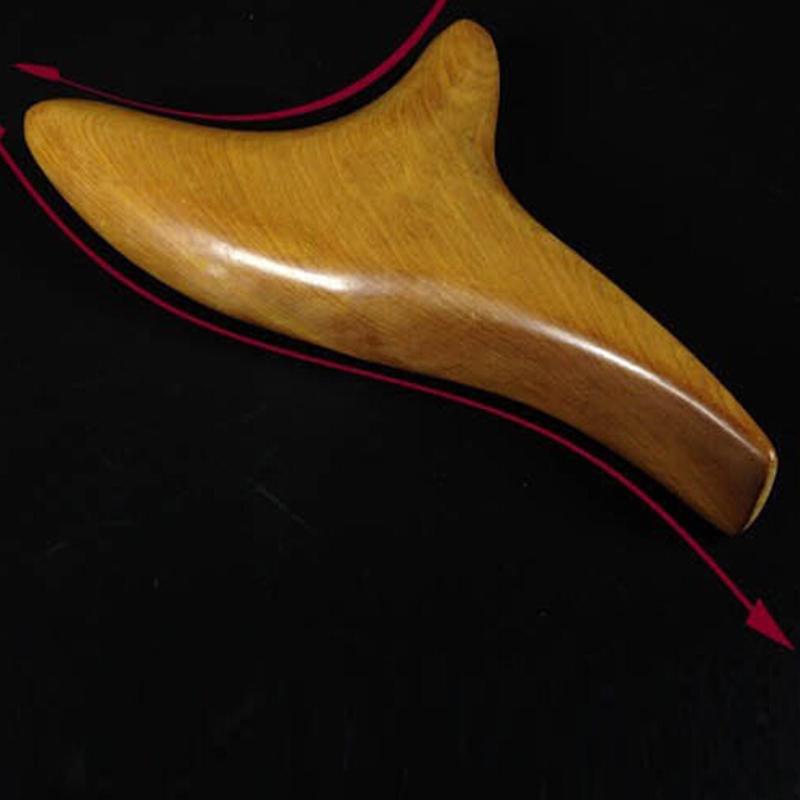 Triangle Trigeminal Body Relax Fragrant Wood Neck Shiatsu Reflexology Wooden SPA Therapy Massager