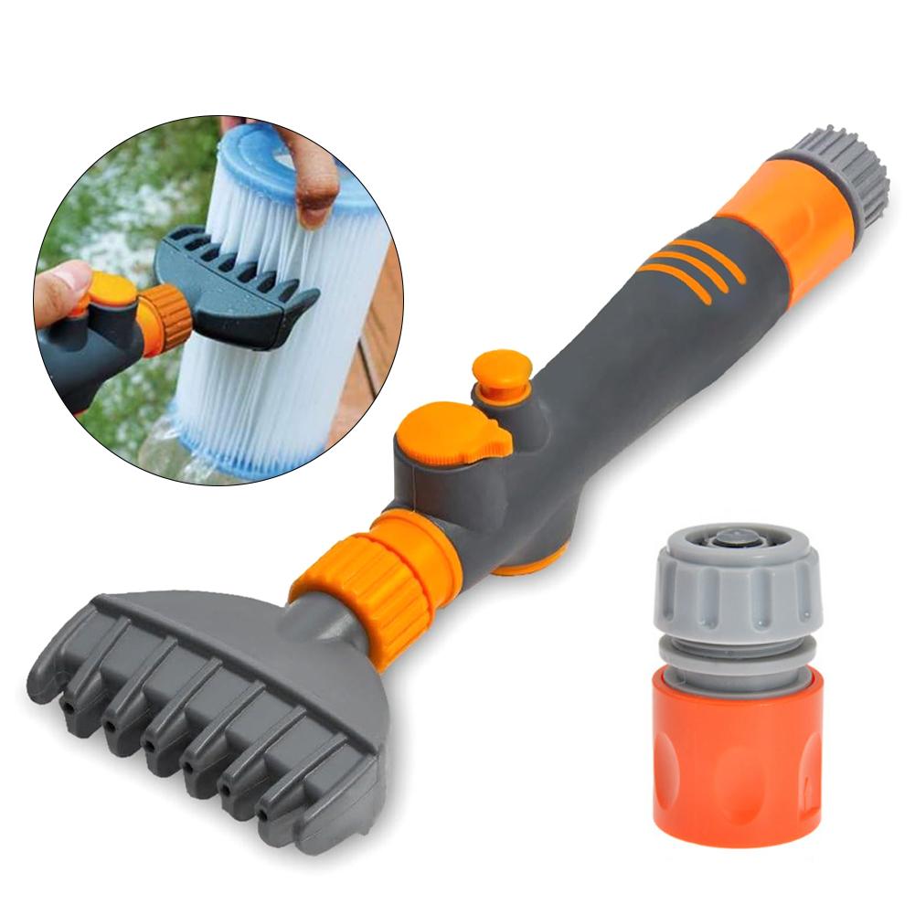 Hand-Held Power Water Sprayer Paper Core Cleaning Wand Pool Cleaning Brush Household Cleaning Equipment