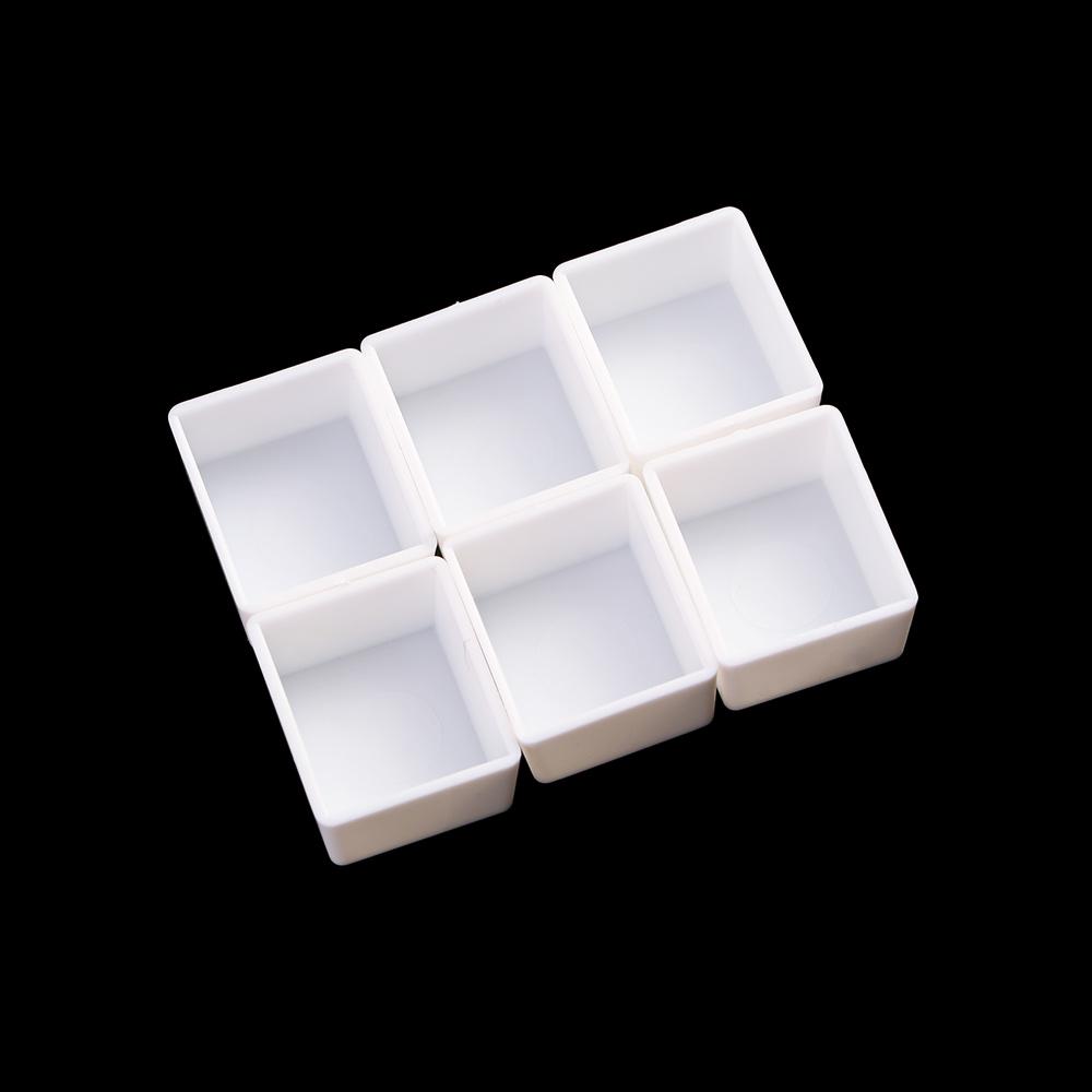 3.2ml Artists Half Pans Plastic Watercolor Paint Grid Paint Palette Painting Supplies Art Supplies