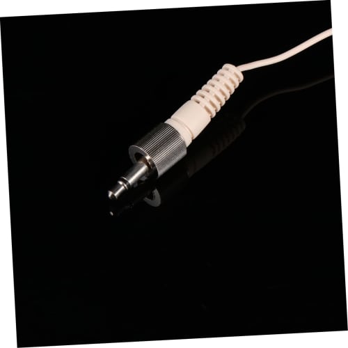 ULTECHNOVO Headset Microphone, Condenser Microphone, Skin Tone, Vocal, Office Headset, Portable, for Corded Phones and Voice Amplifiers, Wired, Beige