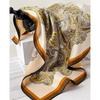 100% Natural Twill Silk Scarf for Women Neck Tie Double Side Female Foulard Shawl High Quality Square Hijab Bufanda Scarves 65cm