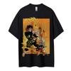 Футболка Dragon Ball Мужская Чистый Хлопок Повседневная С Круглым Вырезом Короткий Рукав Одежда Летняя Спортивная Повседневная Футболка с Коротким Рукавом