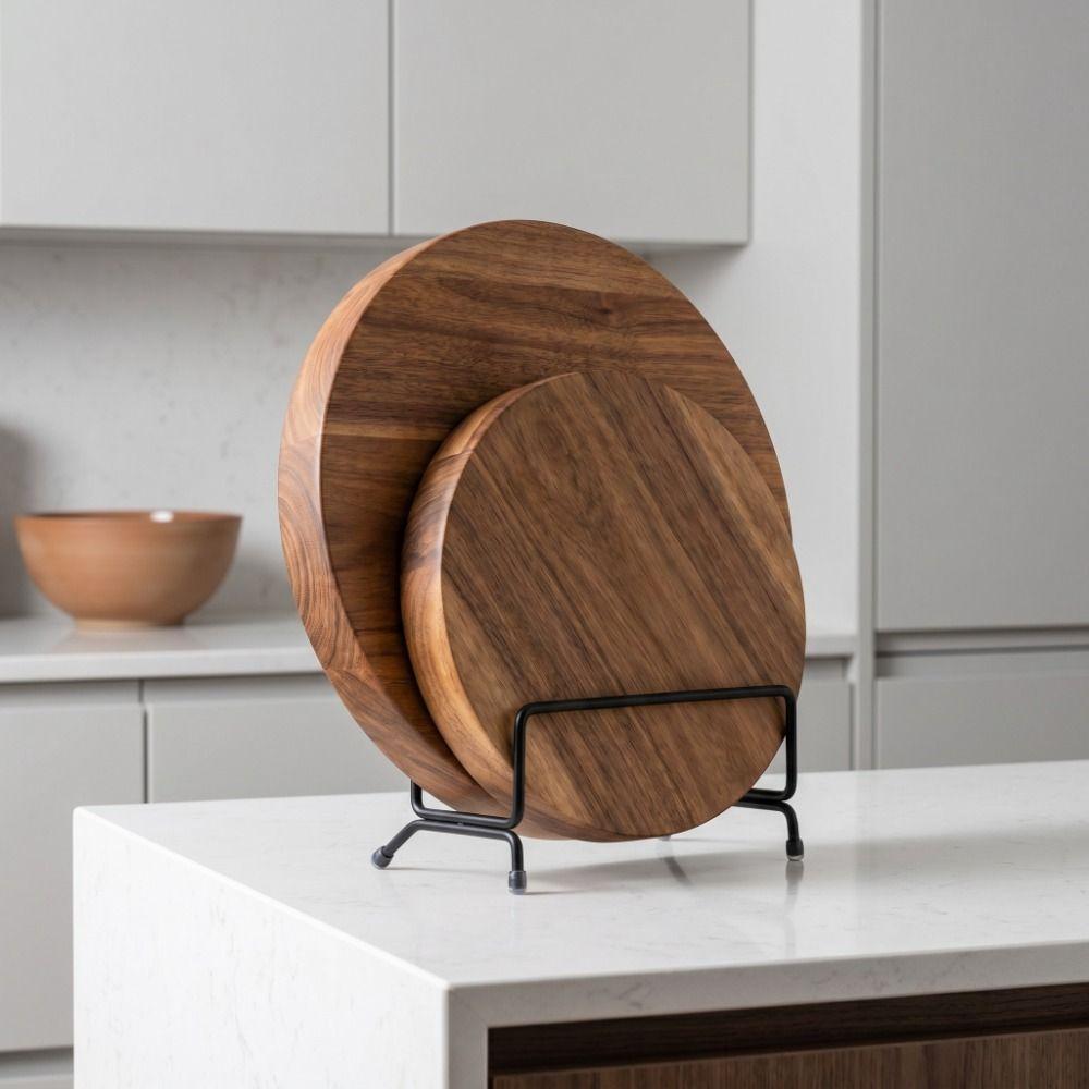 Rustproof Pot Lid Holder Space Saving Kitchen Organizer Minimalism Dish Storage Rack  Kitchen