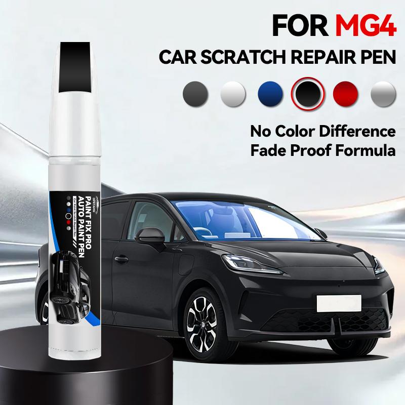 For MG Motor MG 4 Electric 2022-2025 X100 Paint Repair Pen Touch Up Scratch Remover DIY Auto Accessories Black White Gray Silver