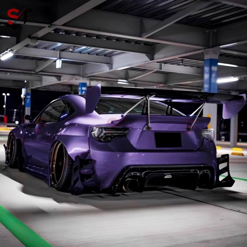 Toyota GT86/Subaru BRZ Rocket Bunny 3.5 Gen Widebody Kit: Front Bumper, Fender Flares, Rear Spoiler, Wind Deflectors