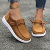 Fashion Women Vulcanize Shoes Ladies Casual Flats Convenient Slip On Loafers Comfortable Outdoor Sports Sneakers 2024