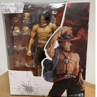 17 см Фигурка Портгаса Эйса Аниме One Piece Огненный Кулак Фигурки Подвижная Коллекция Декорация Модель Игрушки Подарок SHF D ПВХ Позируемая Сочлененная Масштаб