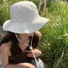 Шляпа рыбака с большими полями для женщин, весна-лето, защита от ультрафиолета, простая шляпа для бассейна