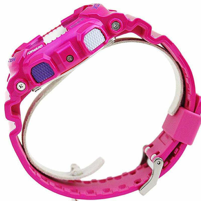 Casio Серия с двойным дисплеем LCD/Стрелочным Водонепроницаемые Модные Спортивные Кварцевый Механизм Ремешок из Смолы Японские и Корейские Часы Женские;s Часы GA-110MC-4A