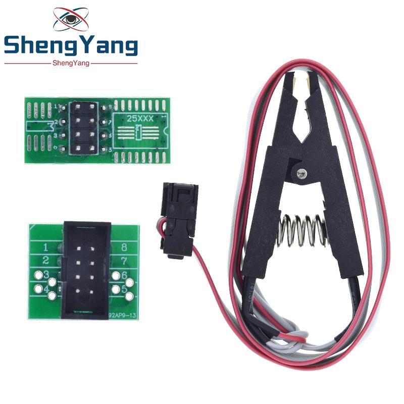 Тестовый зажим SOIC8 SOP8 для EEPROM 93CXX/25CXX/24CXX для внутрисхемного программирования на USB-программаторе TL866CS TL866A EZP2010