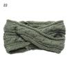 Новый полиэстеровый зимний теплый шерстяной тюрбан эластичная повязка на голову вязаная крючком повязка на голову