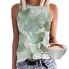 Летние цветные бабочки с цветочным принтом 3D майки женские уличные Y2k свободный жилет без рукавов с открытыми плечами женская майка