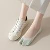 Mesh Flip Flops Socks Elastic Finger Hosiery Summer Split Toe Boat Socks Outdoor