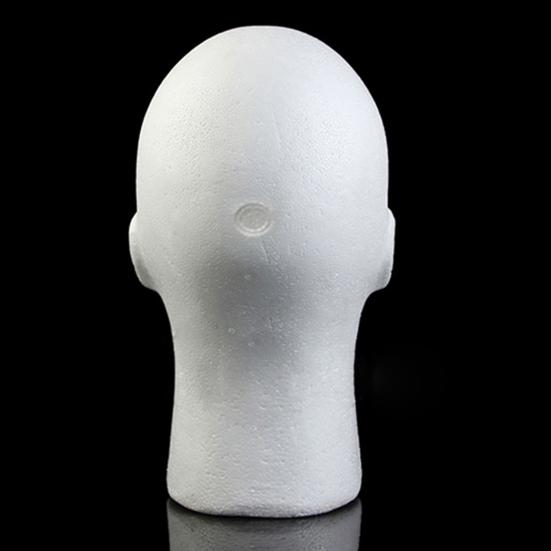 Yousheng Male Mannequin Head Foam Wig Stand Manikin Head Wig Cap Holder for Store Salon Home