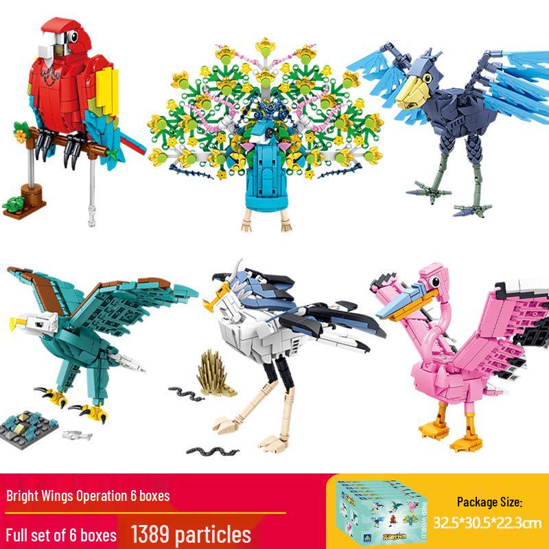 Кай Чжи Совместимая Лего Игрушка Насекомое: Mantis Конструктор для детей, Развивающий пазл с животными в подарок