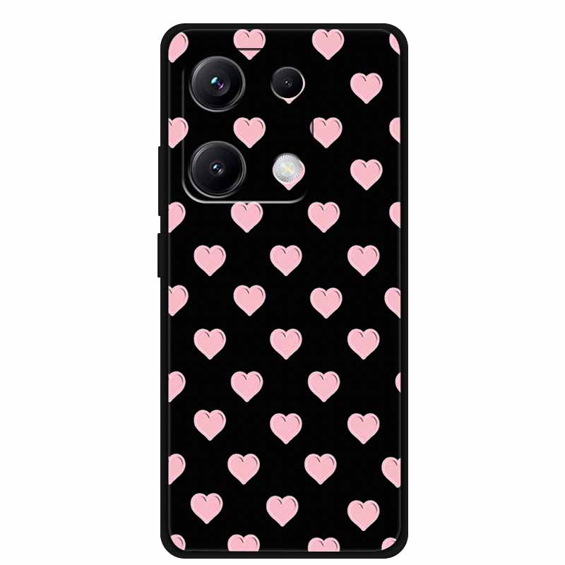3D Emboss Case For Xiaomi Redmi Note 14S Phone Case 14 S Relief Flower Silicone Soft Back Cover Coque For Redmi Note 14S 4G Case
