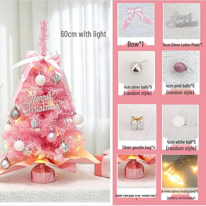 Best-Selling Mini Christmas Tree Set: Desktop Ornaments & Decorations