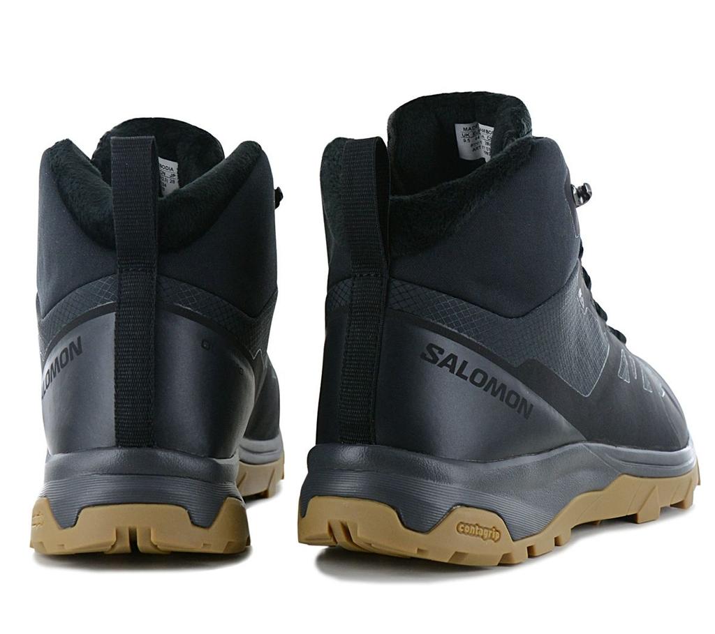 SALOMON Outsnap CSWP Водонепроницаемые - Мужские Зимние Сапоги Ботинки Обувь Черные 409220 ОРИГИНАЛ