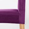 Cover Velvet Chair Thick Purple Velvet
