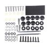 Fastener Nut License Plates Front Rear Frame Covers Screw Kit Anti Theft Frames Universal Anti Theft License Plate Screw Kit