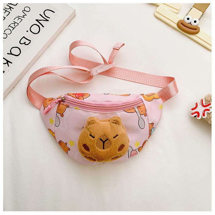 Мультяшная детская сумка кроссбоди, легкая поясная сумка для детского сада, для повседневного использования, нейлоновые школьные аксессуары