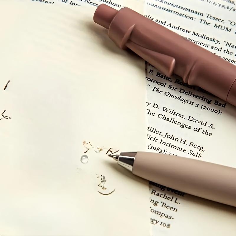 5 шт. ручек-клипс в форме статуи из камня, ручки с большой емкостью для плавного письма и комфортного использования