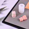 Sitting Cat Candle Mold 3D Soap Mould Epoxy Resin Cat Silicone Mold  Candle Making