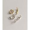 [4Xtyle] (Silver925) Infinity Onetouch Earring