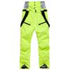 LOKIPONG Сноубордические штаны для мужчин и Термофлисовые Ветрозащитные и с Лопатой и Флуоресцентные Размер XS Женские, Подкладка, Водонепроницаемые, Подтяжки, Зеленые,