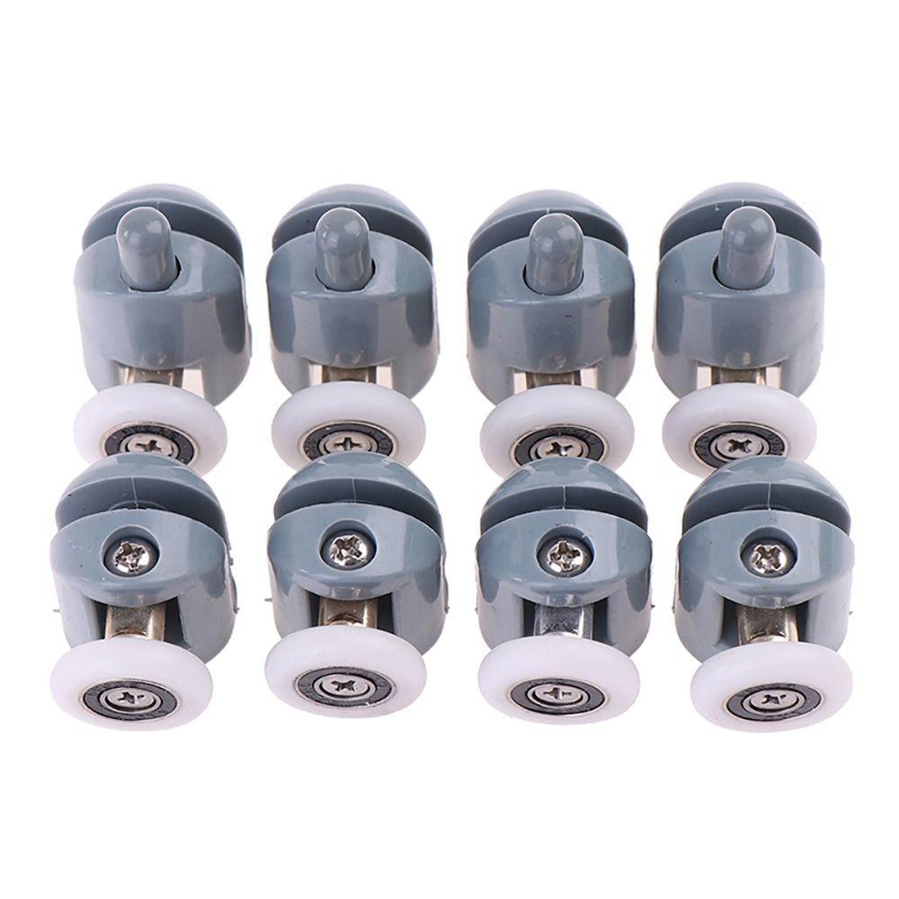 4Pairs Fastener Hardware Shower Door Roller 23mm 25mm Sliding Door Pulley Durable Runner Wheels