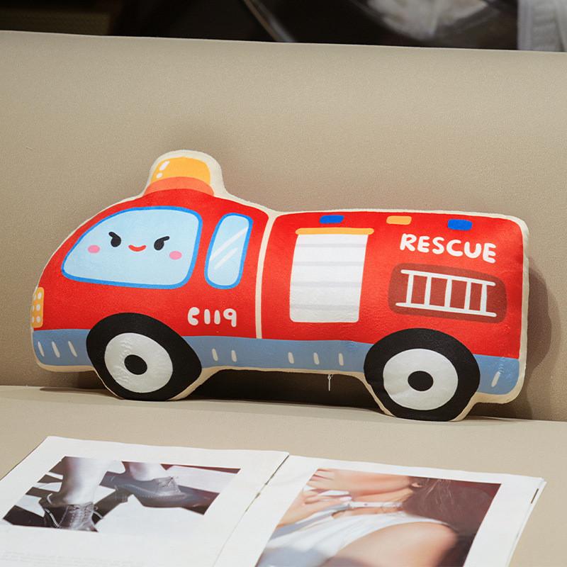 Fire Rescue Plush Toy For Children Plush Embroidered Sleep Pillow Birthday Gift For Boys
