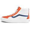 Sk8 Reissue Vlt Lx High-Top Skate Shoes Unisex Sneakers White Orange VN0A4BVH22E