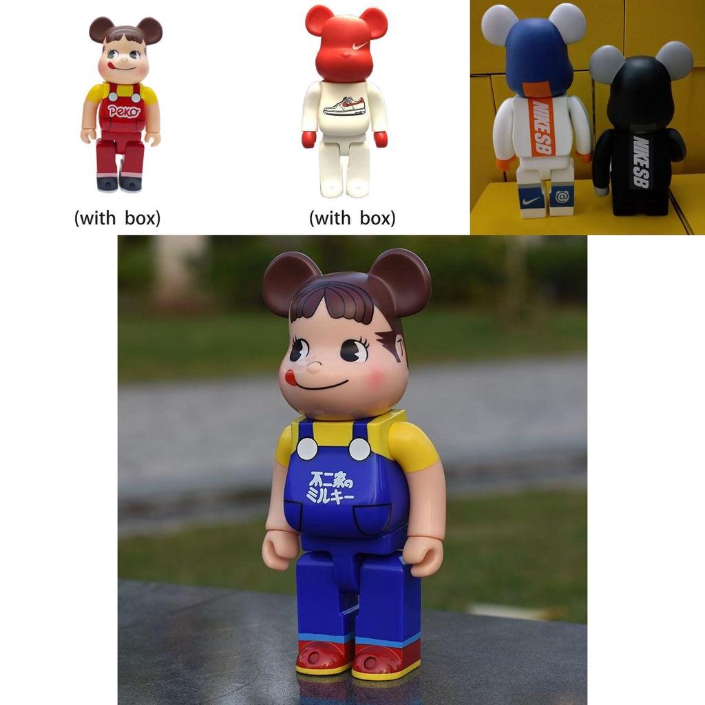 Трендовая фигурка Bearbrick 400% Peko Железный Человек для уникальной коллекции