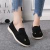 New Women Loafers Shoes  Casual Flat Shoes Leather Cashmere Single Shoes Ladies Walking Non Slip Chaussure Femme