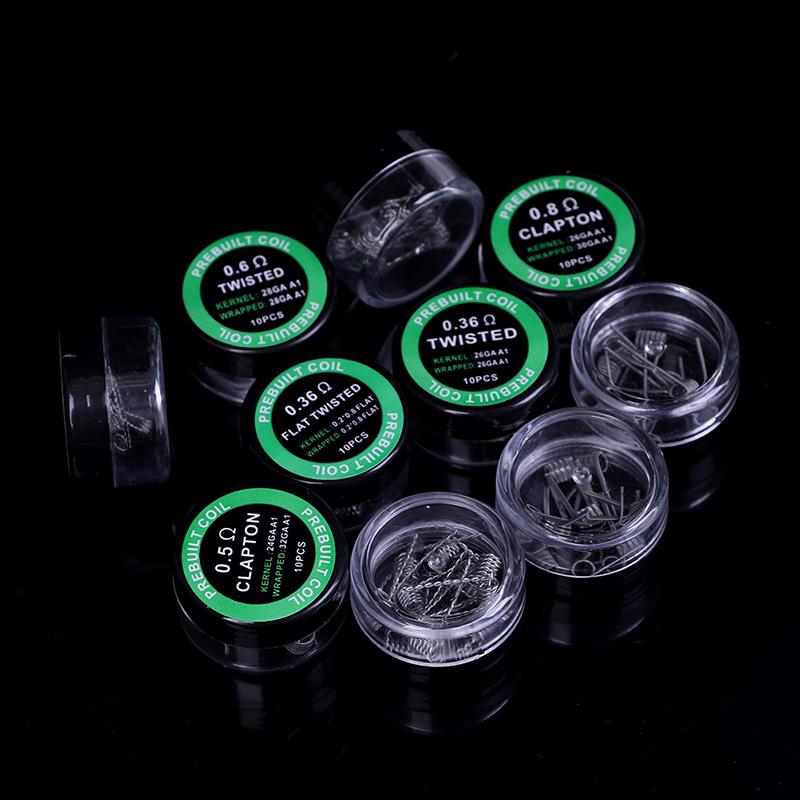 10 шт. A1 витые плавленые катушки Hive Clapton, готовые обмотки проводов, катушка Rda
