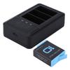 Battery Charger 3 Channel Portable Action Camera Batteries Charging Station for Go Hero 9 10