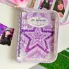 Tulshop Twinkle Star 6-hole Poker Binder + 30 Sheets of Inner Paper A5 Diary Photo Card Poker Book