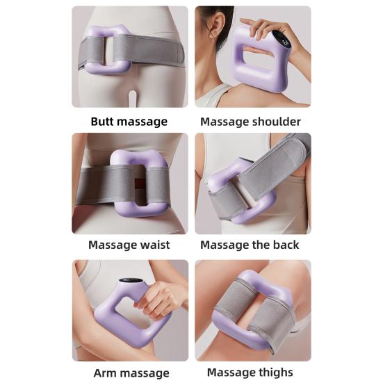 Многофункциональное кольцо для фасций для всего тела, несколько режимов массажа, эргономичный дизайн, низкий уровень шума, перезаряжаемый фасциальный массажер