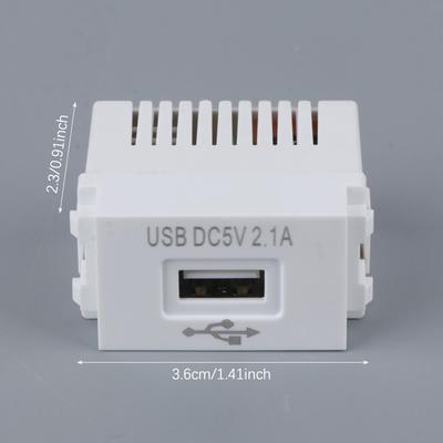 Панель для зарядки мобильного телефона, модуль питания USB, розетка 220 В, трансформатор 5 В, 2,1 А, адаптер для переключения розетки USB