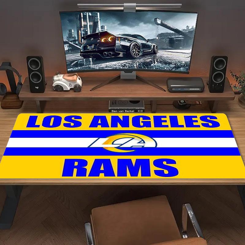 Los Angeles Rams Color Mouse Pad Large Gaming Table Cushion Non-slip Laptop Tablet Big Mousepad XXL Mat Mini PC Playmat With Lock edge