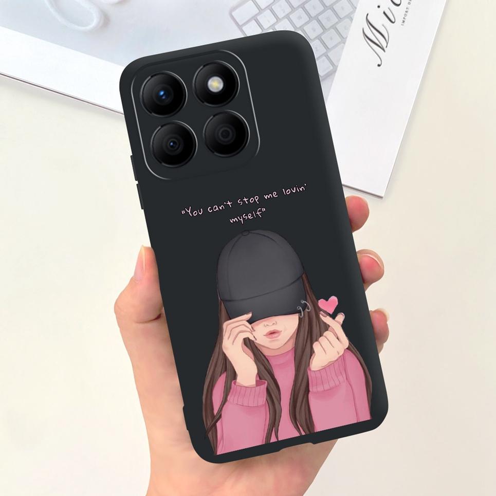 Women Fashion Girly Phone Case For Huawei Honor X9b Honor X8b Coque Funda Flower Pattern Soft Silicone Funda HonorX9b 5G Coques