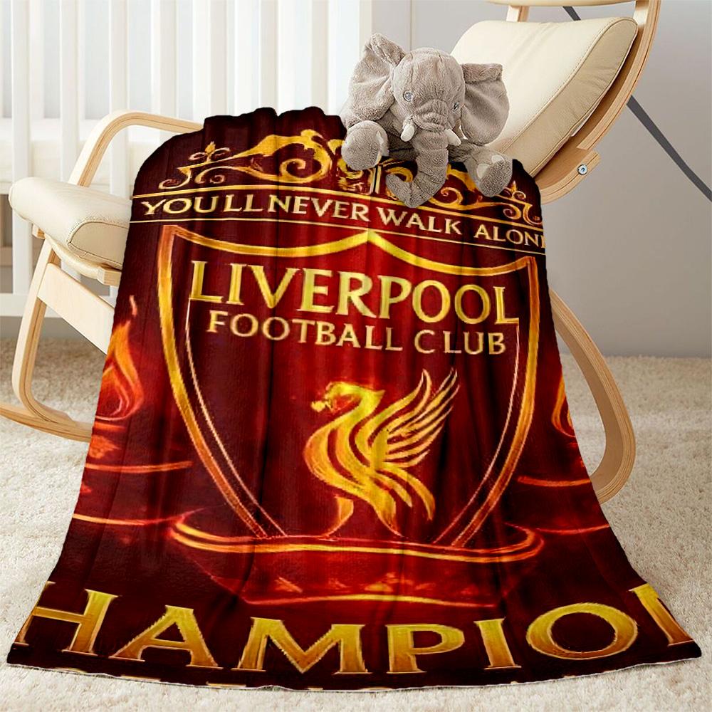 Liverpool Football Club Blanket Durable Comfort Perfect For Seaside Livingroom Bed Four Seasons Multipurpose Modern Style