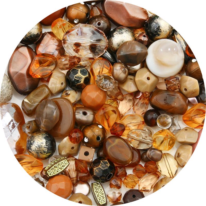 Baroque Style Acrylic Beads for DIY Bracelets and Accessories