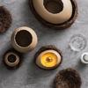Креативная десертная миска из скорлупы страусиного яйца - Уникальная керамическая посуда для холодных напитков и барбекю